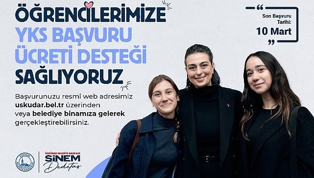 Üsküdar Belediyesi’nden YKS’ye Girecek Öğrencilere Destek