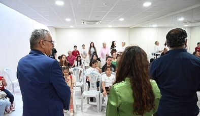 Başkan Topaloğlu, kursiyerler ve velileriyle bir araya geldi