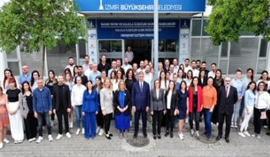 Başkan Tugay, HİM personeli ile buluştu