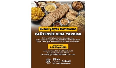 Buca Belediyesi’nden çölyak hastalarına glütensiz gıda yardımı
