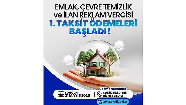 Canik’te Vergi Ödemeleri Başladı