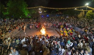 Hıdırellez ateşi Kültürpark’tan yükseldi