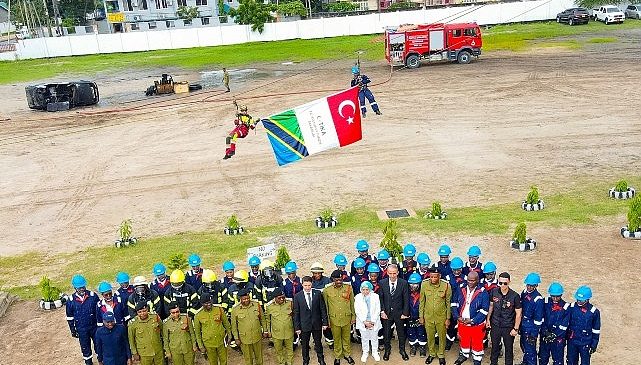 Konya Büyükşehir İtfaiyesi Tanzanya’da Yangın ve Arama Kurtarma Eğitimini Başarıyla Tamamladı