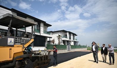 Sarımeşe Mahallesi’ne 750 Tonluk Asfalt